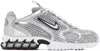 Nike Air Zoom Spiridon Cage 2 Rubber-trimmed Mesh And Leather Sneakers In Lt Smoke Grey/metall