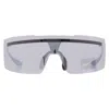 Nike Silver Flash Shield Unisex Sunglasses  Echo Shield Fd5114 010 67