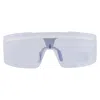 Nike Silver Mirror Shield Unisex Sunglasses  Echo Shield M Fd1884 015 67 In Blue