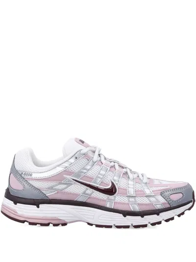 NIKE SILVER PANELLED TRAINERS