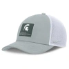 Nike Michigan State On-field Rise Engineered  Men's College Trucker Adjustable Hat In Silver
