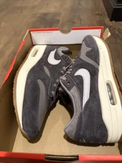 Pre-owned Nike Size 10 Fd5088-001  Air Max 1 Premium Low Crepesoft Grey“brand New” Men's In Gray