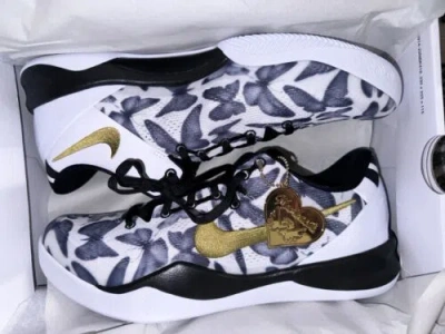 Pre-owned Nike Size 12 -  Kobe 8 Protro Mambacita In White