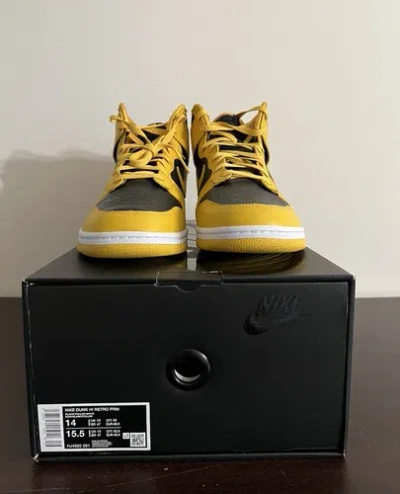 Pre-owned Nike Size 14 -  Dunk High Wu-tang X Premium 2024 In Hand Ready For Shipping In Yellow