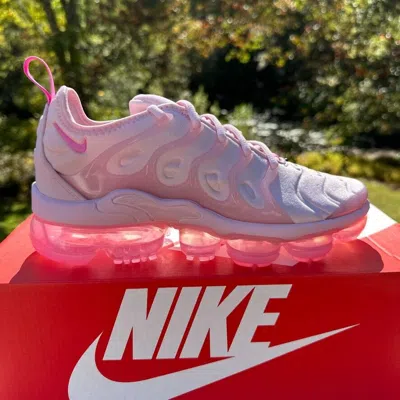 Pre-owned Nike Size 6.5 -  Air Vapormax Plus Pink Foam Fz3614-686 New, Fast Ship