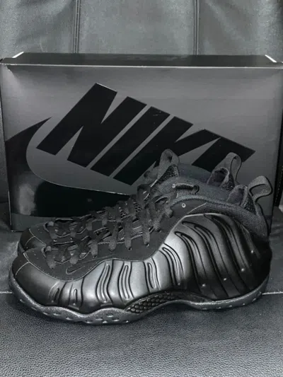 Pre-owned Nike Size 8-14  Air Foamposite One Anthracite Black Fd5855-001 In Gray