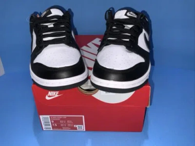Pre-owned Nike Size 9 -  Dunk Low White Black 2021 W