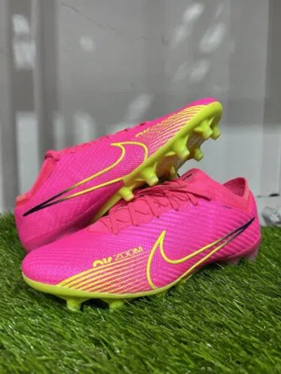 Pre-owned Nike Size 9.5 -  Zoom Mercurial Vapor 15 Elite Ag Pro Luminous Pack In Pink