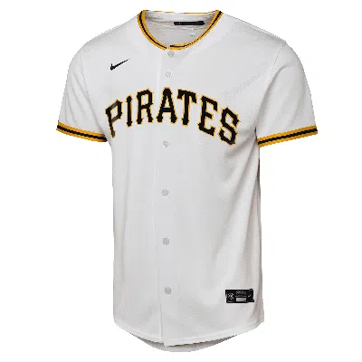 Nike Skenes Paul Pittsburgh Pirates Big Kids'  Mlb Replica Jersey In White