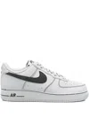 Nike Air Force 1 Sneakers With Contrast Stitch Detail In Gray