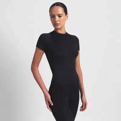 Nike Skims Airy Women's Baby T-shirt In Black