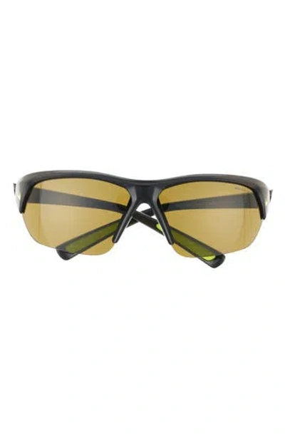 Nike Skylon Ace Sport Sunglasses, 69mm In Black/volt