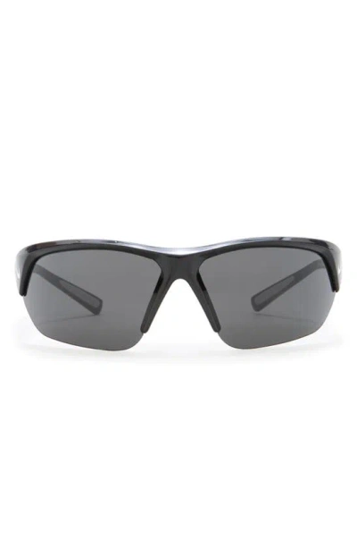 Nike Skylon Ace Square Sunglasses In Black/ Grey