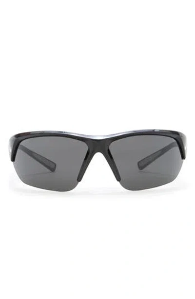 Nike Skylon Ace Square Sunglasses In Black/grey
