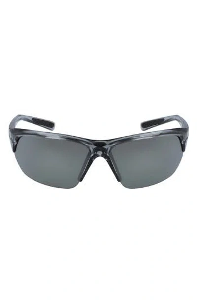 Nike Skylon Ace Square Sunglasses In Wolf Grey/grey Silver Flash