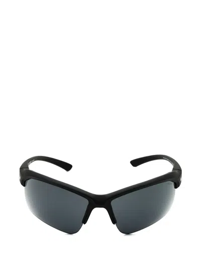 Nike Skylon Rise Semi-rim Sunglasses In Black