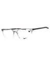 Nike Sleek Rectangular Eyeglasses For Women In Gray