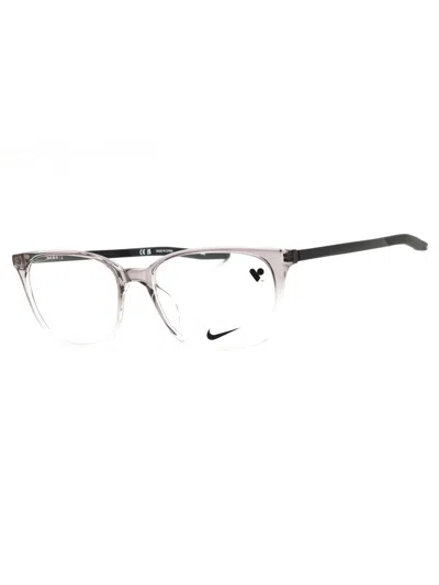 Nike Sleek Rectangular Eyeglasses For Women In Gray
