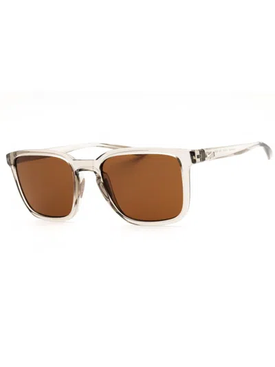 Nike Sleek Rectangular Men's Sunglasses In Brown
