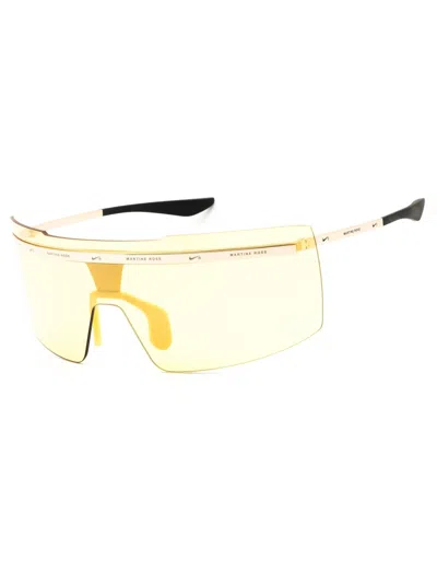 Nike Sleek Unisex Shield Frame Sunglasses In Yellow