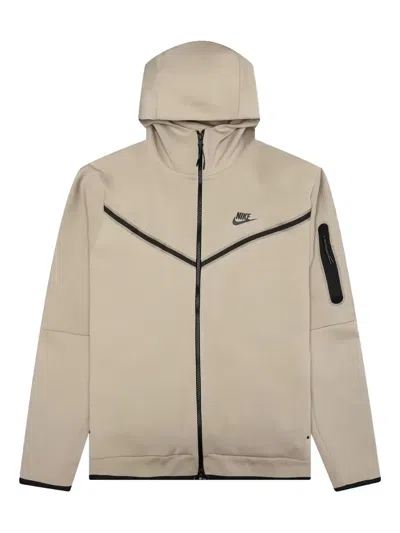 Nike Sleeve-pocket Zip-up Hoodie In Neutral