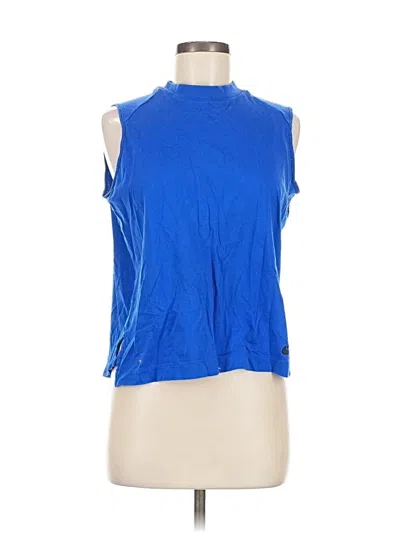 Pre-owned Nike Sleeveless Blouse In Blue