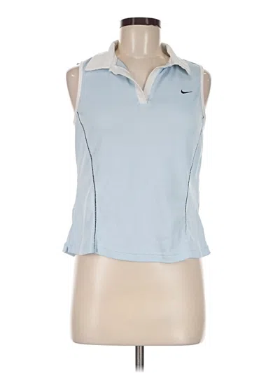 Pre-owned Nike Sleeveless Blouse In Blue