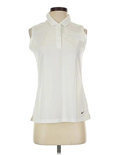 Pre-owned Nike Sleeveless Blouse In Ivory