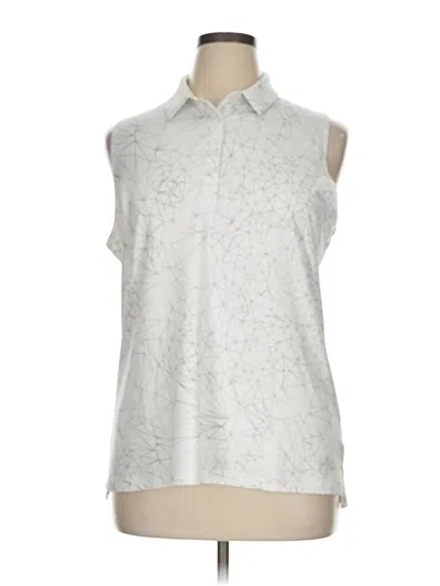 Pre-owned Nike Sleeveless Blouse In Silver