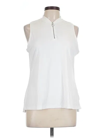 Pre-owned Nike Sleeveless Blouse In White