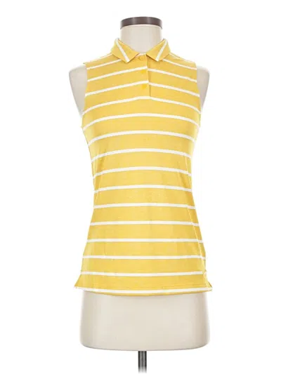 Pre-owned Nike Sleeveless Blouse In Yellow