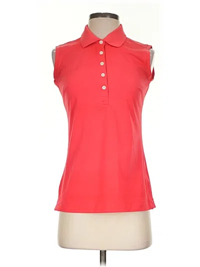 Pre-owned Nike Sleeveless Button Down Shirt In Red
