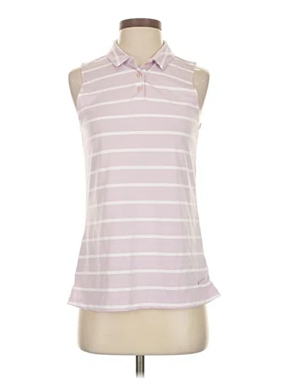 Pre-owned Nike Sleeveless Polo Shirt In Pink