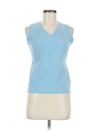 Pre-owned Nike Sleeveless T-shirt In Blue