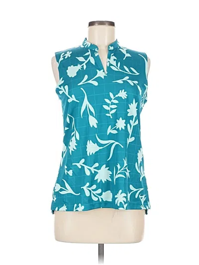 Pre-owned Nike Sleeveless T-shirt In Blue