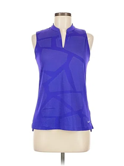 Pre-owned Nike Sleeveless T-shirt In Blue