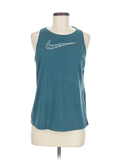 Pre-owned Nike Sleeveless T-shirt In Blue