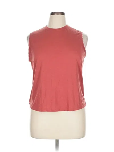 Pre-owned Nike Sleeveless T-shirt In Brown