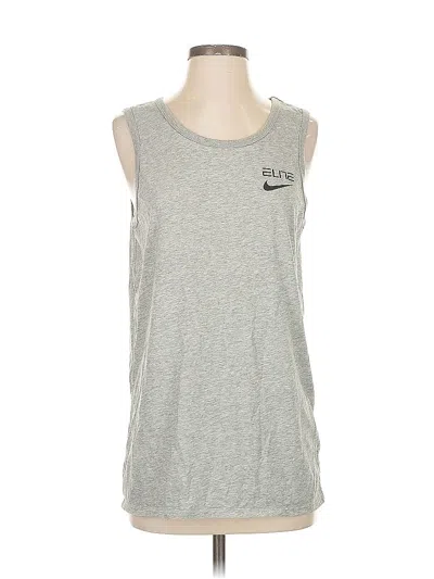 Pre-owned Nike Sleeveless T-shirt In Gray