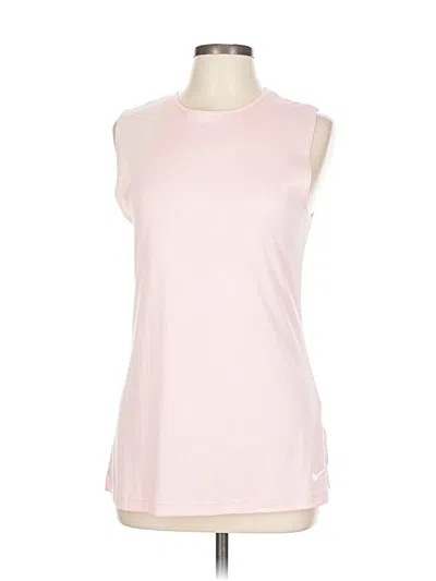 Pre-owned Nike Sleeveless T-shirt In Pink