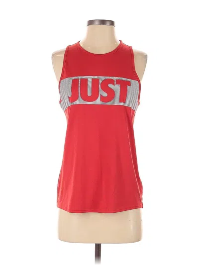 Pre-owned Nike Sleeveless T-shirt In Red