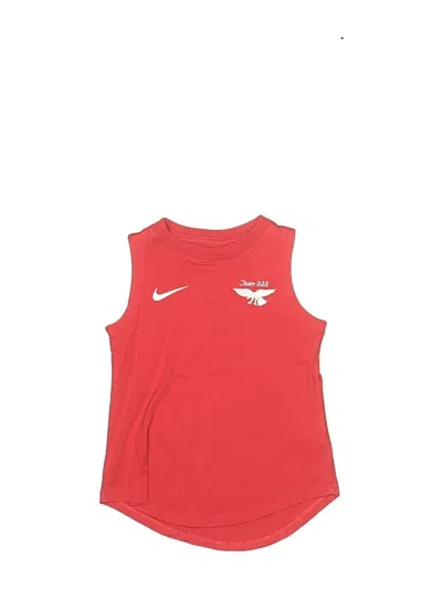 Pre-owned Nike Kids' Sleeveless T-shirt In Red