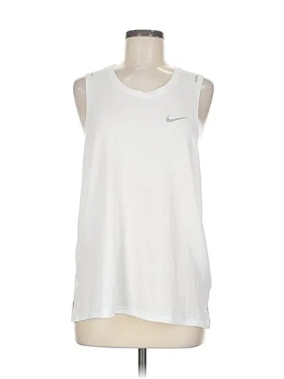 Pre-owned Nike Sleeveless T-shirt In White