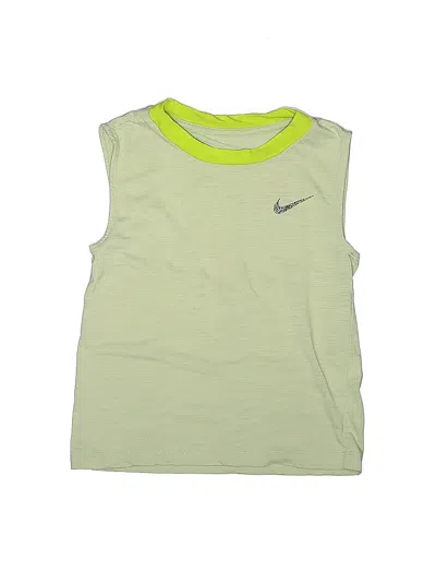 Pre-owned Nike Kids' Sleeveless T-shirt In Yellow