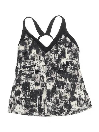 Pre-owned Nike Sleeveless Top Black Halter Neckline Tops