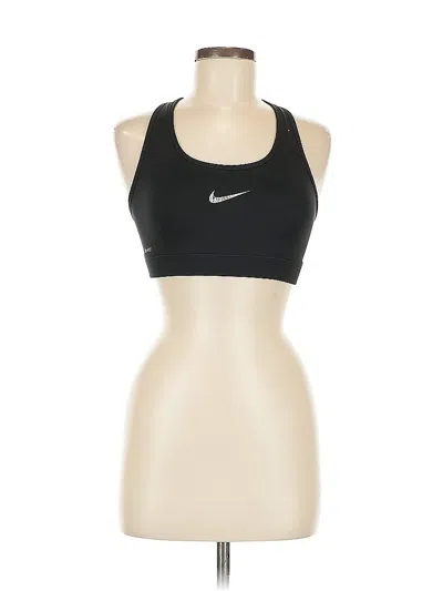 Pre-owned Nike Sleeveless Top Black Halter Neckline Tops
