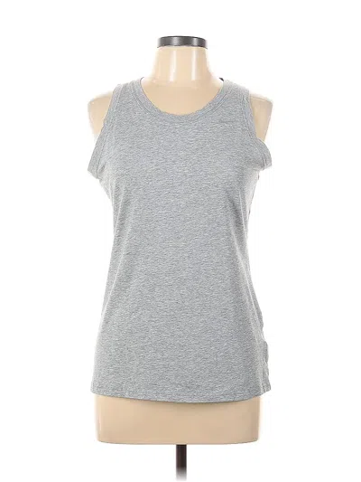 Pre-owned Nike Sleeveless Top Gray Halter Neckline Tops