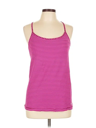 Pre-owned Nike Sleeveless Top Pink Halter Neckline Tops