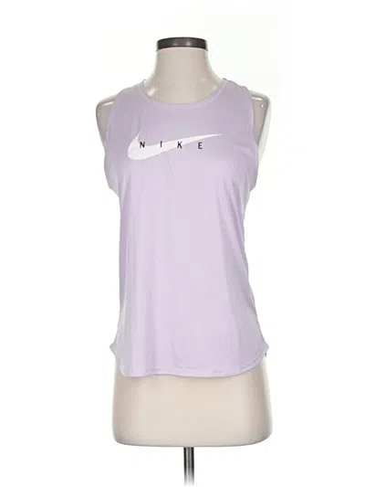 Pre-owned Nike Sleeveless Top Purple Halter Neckline Tops