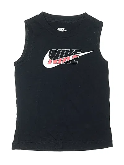 Pre-owned Nike Kids' Sleeveless T-shirt In Black